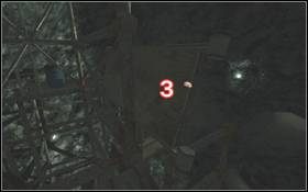 Odsuń opartą o rusztowanie blachę [#1 ], a następnie pociągnij za ukrytą za nią wajchę [#2 ] - Część VII | Penumbra Czarna plaga - Penumbra: Czarna plaga - poradnik do gry