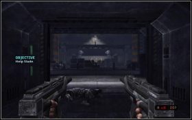 Slade poinformuje cię, że znalazł pomieszczenie z windą, którą wyjedziecie z bazy - [Rozdział] The Bad Blood (cz.3) | Turok - Turok - poradnik do gry