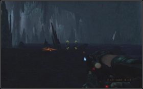 Niebawem dotrzesz do podziemnego jeziora, gdzie spotkasz Sladea i chyba najciekawszego bossa w grze - [Rozdział] Down and Out | Turok - Turok - poradnik do gry