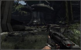 Za moment dotrzesz do bazy - żołnierze i dinozaury to już chyba twój chleb powszedni - eliminuj i nacieraj - [Rozdział] Heroes End | Turok - Turok - poradnik do gry