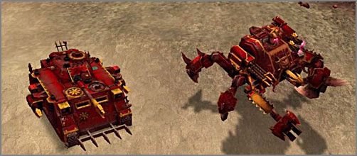 Defiler mógłby właściwie zmiażdżyć Predatora - Chaos (cz.2) | Rasy | Warhammer 40,000 Dawn of War - Soulstorm - Warhammer 40,000: Dawn of War - Soulstorm - poradnik do gry