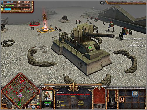 Imperialne superciężkie działo artyleryjskie, znacznie utrudni Ci postępy, dopóki nie zostanie zniszczone bądź przejęte - KAURAVA I (1B) DUSSALA PRECINCT | Kampania - Warhammer 40,000: Dawn of War - Soulstorm - poradnik do gry