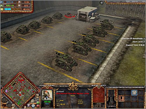 Scenariusz Stolicy Imperial Guards cechuje spora ilość baz/ośrodków produkcyjnych - KAURAVA I (1B) DUSSALA PRECINCT | Kampania - Warhammer 40,000: Dawn of War - Soulstorm - poradnik do gry