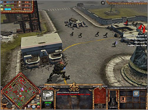 W centralnej części mapy występuje spora ilość baz wypadowych, produkująca głównie pojazdy artyleryjskie - KAURAVA I (1B) DUSSALA PRECINCT | Kampania - Warhammer 40,000: Dawn of War - Soulstorm - poradnik do gry