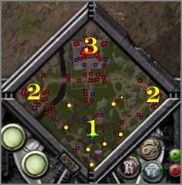 1 - Punkt startowy - KAURAVA II (2A) LANDS OF SOLITUDE | Kampania - Warhammer 40,000: Dawn of War - Soulstorm - poradnik do gry