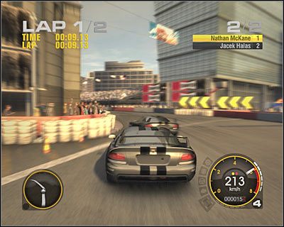 W momencie gdy zaczną pojawiać się prostopadłe zakręty, musisz rozglądać się za dogodnym miejscem do wyprzedzenia lidera - ARL Pro Badge - Pro Muscle - Head 2 Head | USA | Race Driver GRID - Race Driver: GRID - poradnik do gry