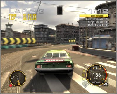 Drugi wyścig również będzie wymagał umiejętnego pokonywania znajdujących się nieopodal linii startu łagodnych łuków - Euro R Licence - Classic Muscle | Europa | Race Driver GRID - Race Driver: GRID - poradnik do gry