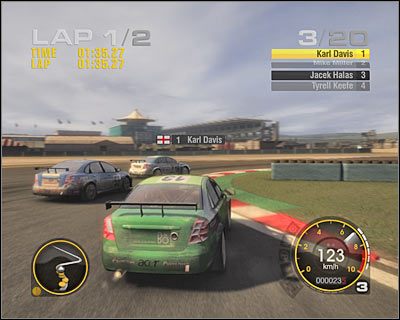 Trasa drugiego wyścigu początkowo będzie pokrywać się z ukończoną już próbą - Euro R Licence - Touring Cars | Europa | Race Driver GRID - Race Driver: GRID - poradnik do gry