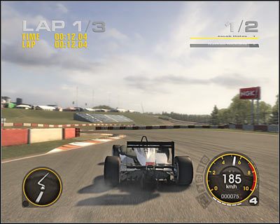 Po przejechaniu długiej prostej dotrzesz do dwu zakrętów - Euro A Licence - Open Wheel - Head 2 Head | Europa | Race Driver GRID - Race Driver: GRID - poradnik do gry