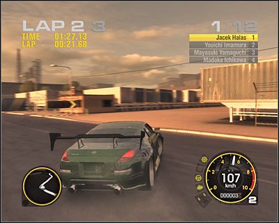 Za chwilę dojedziesz do kolejnej wolnej sekcji, stawiającej wyłącznie na precyzję - J-Speed Rookie - Pro Tuned | Japonia | Race Driver GRID - Race Driver: GRID - poradnik do gry