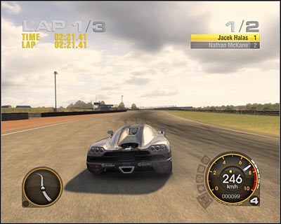 Na kolejnych okrążeniach musisz zadbać wyłącznie o bezbłędną jazdę - Global Racing League - Prestige - Head 2 Head | Global Racing League - Race Driver: GRID - poradnik do gry