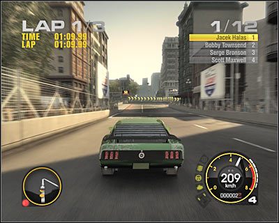 Drugi wyścig jest już na szczęście zdecydowanie prostszy - ARL Rookie Badge - Classic Muscle | USA | Race Driver GRID - Race Driver: GRID - poradnik do gry