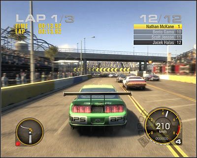 Nie przejmuj się, jeśli uderzysz w konkurentów z impetem, gdyż akcja powinna zakończyć się powodzeniem - ARL Rookie Badge - Pro Tuned | USA | Race Driver GRID - Race Driver: GRID - poradnik do gry