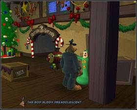 Po rozmowie zacznij rozglądać się po pracowni - Poradnik do gry - Episode 1 - Ice Station Santa (cz.1) | Sam & Max - Sam & Max: Beyond Time and Space - poradnik do gry