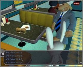 Pierwszą z figurek znajdziesz w restauracji Stinky - Episode 1 - Ice Station Santa (cz.2) | Sam & Max Beyond Time and Space - Sam & Max: Beyond Time and Space - poradnik do gry