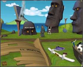 Twoim zadaniem jest pozbycie się piranii, by móc nabrać wody ze Źródełka i dać ją Jimmyemu - Episode 2 - Moai Better Blues (cz.3) | Sam & Max Beyond Time and Space - Sam & Max: Beyond Time and Space - poradnik do gry