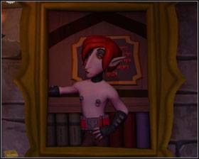 Na lewo od schodów zauważ drewniane kołki - Episode 3 - Night of the Raving Dead (cz.6) | Sam & Max Beyond Time and Space - Sam & Max: Beyond Time and Space - poradnik do gry