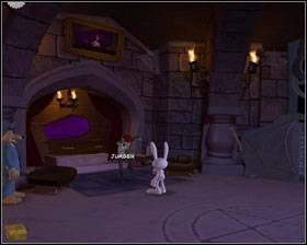 Spróbuj użyć na nim drewnianego kołka, a także strzelić ze spluwy - Episode 3 - Night of the Raving Dead (cz.7) | Sam & Max Beyond Time and Space - Sam & Max: Beyond Time and Space - poradnik do gry