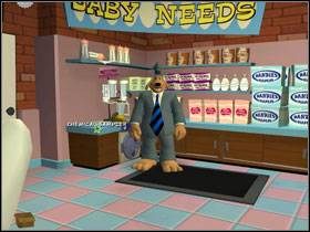 Porozmawiaj z Mamą Bosco, a następnie podejdź do maszyny do robienia dzieci i zabierz próbnik chemiczny - Episode 4 - Chariots of The Dog (cz.2) | Sam & Max Beyond Time and Space - Sam & Max: Beyond Time and Space - poradnik do gry