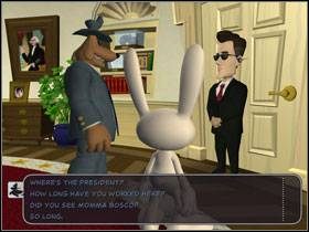 Pora teraz wykorzystać kartę od Mamy Bosco (Oval Office Time Card) - Episode 4 - Chariots of The Dog (cz.3) | Sam & Max Beyond Time and Space - Sam & Max: Beyond Time and Space - poradnik do gry