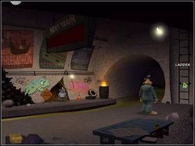 Po prawej stornie znajdziesz Harryego (tego, który brał udział w castingu u Sybilli) - Episode 5 - Whats New, Beelzebub? (cz.1) | Sam & Max Beyond Time and Space - Sam & Max: Beyond Time and Space - poradnik do gry