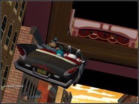 Użyj nitro na dioramie z Desoto, po czym za pomocą karty wejdź w nią - Episode 5 - Whats New, Beelzebub? (cz.3) | Sam & Max Beyond Time and Space - Sam & Max: Beyond Time and Space - poradnik do gry