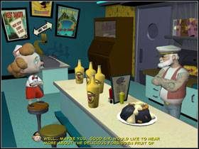 Wejdź do restauracji Stinky i zagadaj do każdego - Episode 5 - Whats New, Beelzebub? (cz.5) | Sam & Max Beyond Time and Space - Sam & Max: Beyond Time and Space - poradnik do gry