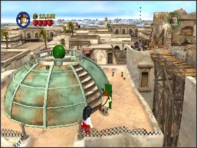 Znajdziesz się na tarasie - Chapter 3 - City of Danger (cz.2) - Poszukiwacze Zaginionej Arki - LEGO Indiana Jones: The Original Adventures - poradnik do gry