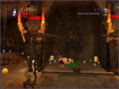 Kolejne pomieszczenie - kolejna zagadka - Chapter 4 - The Well of Souls (cz.2) - Poszukiwacze Zaginionej Arki - LEGO Indiana Jones: The Original Adventures - poradnik do gry