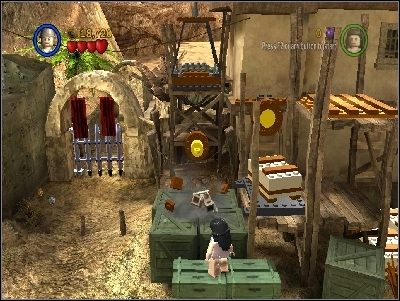 Idź w prawo, pokonując przeciwników - Chapter 6 - Opening the Ark (cz.1) - Poszukiwacze Zaginionej Arki - LEGO Indiana Jones: The Original Adventures - poradnik do gry