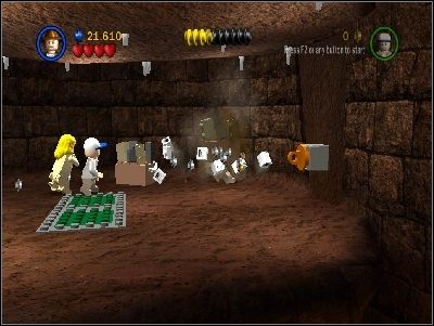 Idź korytarzem, a trafisz do małego pomieszczenia - Chapter 2 - Pankot Secrets (cz.3) - Świątynia Zagłady - LEGO Indiana Jones: The Original Adventures - poradnik do gry