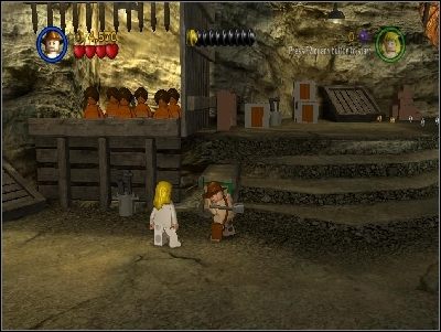 Idź na górę i pokonaj przeciwników - Chapter 4 - Free the Slaves (cz.3) - Świątynia Zagłady - LEGO Indiana Jones: The Original Adventures - poradnik do gry