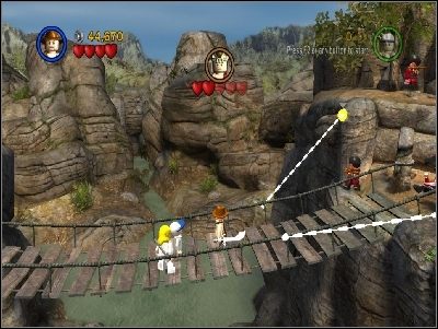Czeka Cię teraz ostatnia walka z bossem - Chapter 6 - Battle on the Bridge (cz.2) - Świątynia Zagłady - LEGO Indiana Jones: The Original Adventures - poradnik do gry