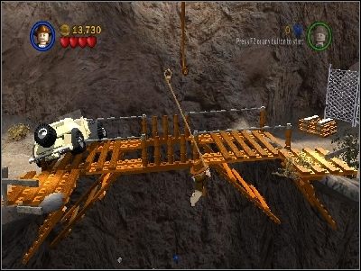 Dojedziesz do urwanego mostu - Chapter 4 - Trouble in the Sky (cz.2) - Ostatnia Krucjata - LEGO Indiana Jones: The Original Adventures - poradnik do gry