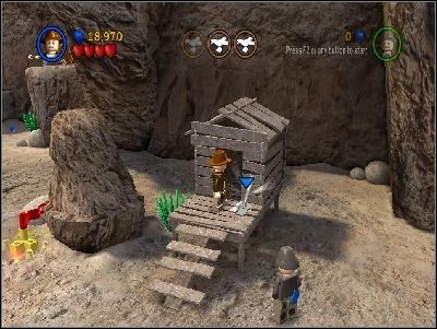 Idź plażą w prawą stronę - Chapter 4 - Trouble in the Sky (cz.2) - Ostatnia Krucjata - LEGO Indiana Jones: The Original Adventures - poradnik do gry