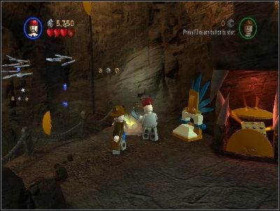 Idź w prawo i przebiegnij szybko przez most (uważaj, gdyż część belek się zapadnie) - Chapter 6 - Temple of the Grail (cz.2) - Ostatnia Krucjata - LEGO Indiana Jones: The Original Adventures - poradnik do gry