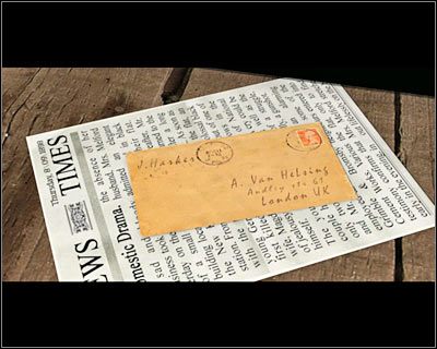 Oba te przedmioty zostaną automatycznie dodane do inwentarza, lądując w kategorii dokumentów (Documents - trzecia zakładka) - Mieszkanie Miny (cz.1) | Londyn | Dracula Początek - Dracula: Początek - poradnik do gry