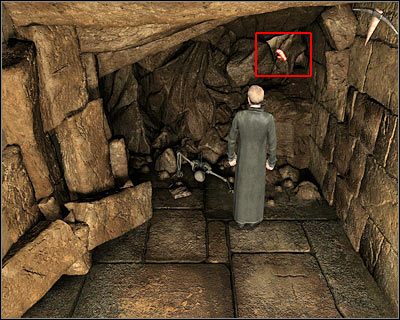 W wyniku przeprowadzonej operacji kilof złamie się, ale na szczęście odzyskasz kołek - Krwiste Skały (cz.2) | Kair | Dracula Początek - Dracula: Początek - poradnik do gry