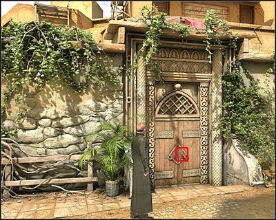 Niedaleko przycisku znajduje się rysunek gotowej zagadki, a Twoje zadanie polega na wiernym odzwierciedleniu tej kombinacji - Targowisko #4 (cz.1) | Kair | Dracula Początek - Dracula: Początek - poradnik do gry