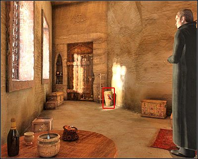 Problem blokującej dostępu do drzwi kobry jest na szczęście łatwy do rozwikłania - Targowisko #4 (cz.4) | Kair | Dracula Początek - Dracula: Początek - poradnik do gry