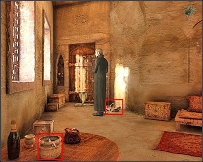 Jeśli chcesz, możesz przyjrzeć się znajdującym się tu skradzionym dobrom - Targowisko #4 (cz.4) | Kair | Dracula Początek - Dracula: Początek - poradnik do gry