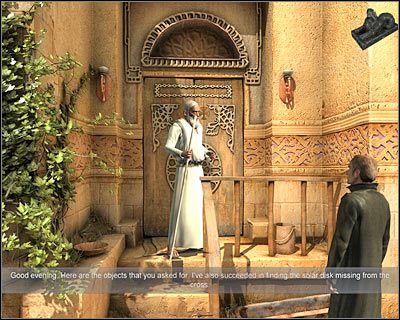 Zakładam, że dysponujesz już lustrem otrzymanym z połączenia jednego z kawałków z diamentem - Targowisko #5 | Kair | Dracula Początek - Dracula: Początek - poradnik do gry