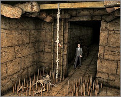 Rozwiązanie tej zagadki jest banalnie proste, gdyż dysponujesz już wszystkimi potrzebnymi obiektami - Krwiste Skały #2 (cz.1) | Kair | Dracula Początek - Dracula: Początek - poradnik do gry