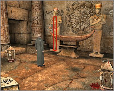 Jeśli chcesz, możesz przyjrzeć się znajdującym tu posągom - Krwiste Skały #2 (cz.3) | Kair | Dracula Początek - Dracula: Początek - poradnik do gry