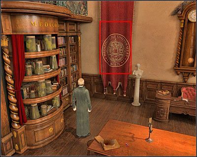 Skorzystaj ze schodów, by przedostać się na wyższe piętro - Biblioteka uniwersytecka (cz.1) | Wiedeń | Dracula Początek - Dracula: Początek - poradnik do gry