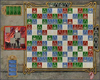 Kliknij teraz na rączce znajdującej się na lewo od obrazka, dzięki czemu przeciągniesz go na główną planszę - Zamek Draculi (cz.2) | Transylwania | Dracula Początek - Dracula: Początek - poradnik do gry