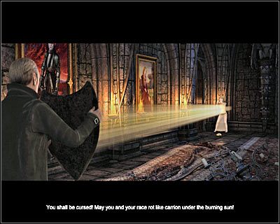 Obejrzyj ciało mężczyzny, na którym pożywiała się zapewne unicestwiona wampirzyca - Zamek Draculi (cz.6) | Transylwania | Dracula Początek - Dracula: Początek - poradnik do gry