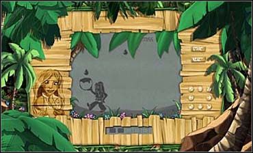 W tym momencie pojawia się mini-gierka, w której za pomocą klawiszy ze strzałkami: w prawo lub w lewo musisz szybciutko przemieszczać trzymającą połówkę kokosa Sunny, by ta łapała do niej spadające z palmowych liści krople - Plaża | Rozdział pierwszy | So Blonde Blondynka w opałach - So Blonde: Blondynka w opałach - poradnik do gry