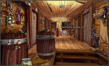 Rozejrzawszy się po nim, dostrzega na ścianie pomiędzy przejściem na pokład a zamkniętą kajutą Morgany metalową płytkę, na której u góry znajduje się złota czaszka a u dołu puste miejsce (dziura), do którego - Urocza Panna cz.3, Rozstaje | Rozdział pierwszy | So Blonde Blondynka w opałach - So Blonde: Blondynka w opałach - poradnik do gry