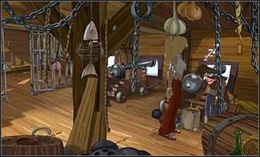 Tak więc blondynka wraca na przystań (cały czas w lewo), gdzie po drabince wspina się na pokład Uroczej Panny - Przystań cz.2 | Rozdział pierwszy | So Blonde Blondynka w opałach - So Blonde: Blondynka w opałach - poradnik do gry